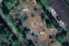 Robot online control via Google Maps