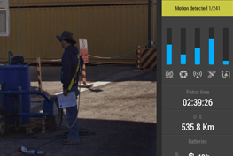Robot tablet application screenshot